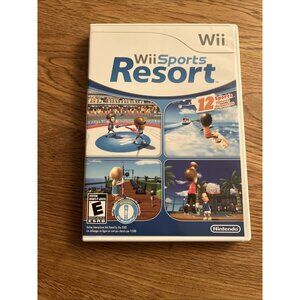 Wii Sports Resort (Nintendo Wii) CIB Complete Tested and Working